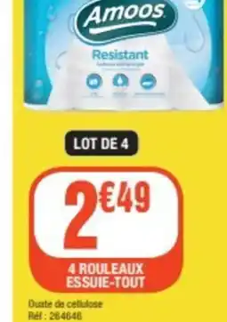 La Foir'Fouille 4 ROULEAUX ESSUIE-TOUT offre