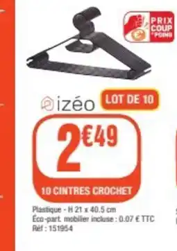 La Foir'Fouille 10 CINTRES CROCHET offre