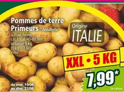 Norma Pommes de terre Primeurs offre