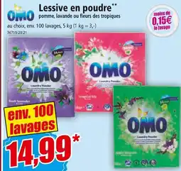 Norma OMO Lessive en poudre offre