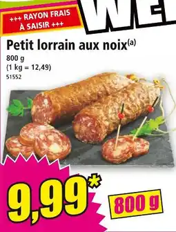 Norma Petit lorrain aux noix offre