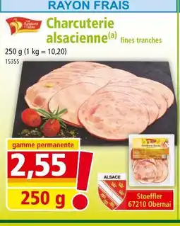 Norma LES RÉGIONS Á TABLE Charcuterie alsacienne offre