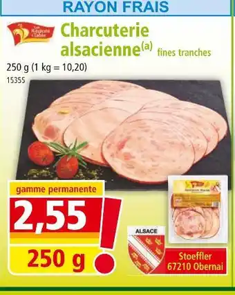 Norma LES RÉGIONS Á TABLE Charcuterie alsacienne offre