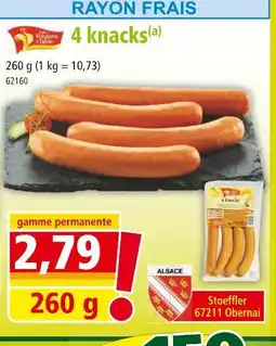 Norma LES RÉGIONS Á TABLE 4 knacks offre