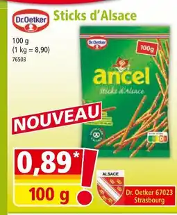 Norma DR OETKER Sticks d’Alsace offre