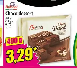 Norma BALCONI Choco dessert offre