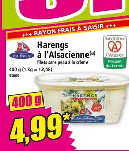 Norma EST-FRITURE Harengs à l’Alsacienne offre