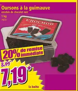 CHOCMOD Oursons à la guimauve