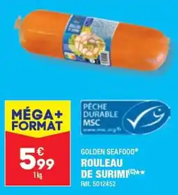 ALDI ROULEAU DE SURIMI offre