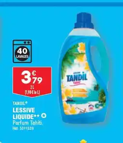 ALDI TANDIL LESSIVE LIQUIDE offre