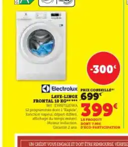 Super U Lave linge frontal offre