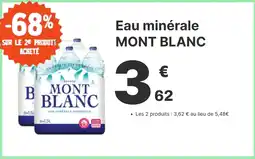 E.Leclerc Eau minérale MONT BLANC offre