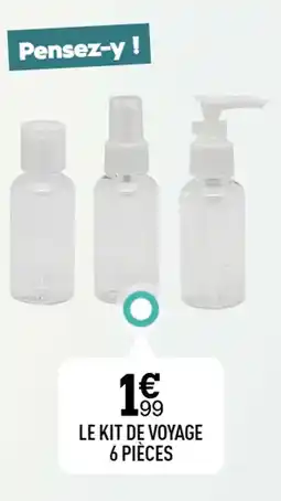 Centrakor LE KIT DE VOYAGE 6 PIÈCES offre