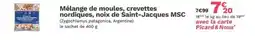 Picard Mélange de moules, crevettes nordiques, noix de saint jacques msc offre
