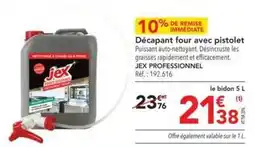 METRO Jex professionnel - décapant four avec pistolet offre