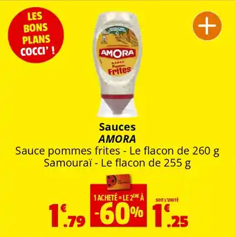 Coccinelle Supermarché Sauces AMORA offre