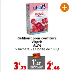 Gélifiant pour confiture Vitpris ALSA