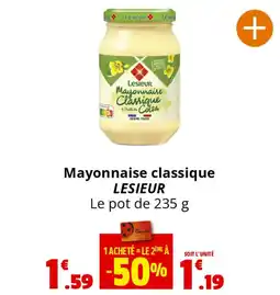 Mayonnaise classique LESIEUR