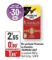G20 Taureau ailé - riz parfumé premium le kamalis offre