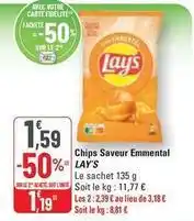 G20 Lay's - chips saveur emmental offre