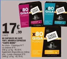 Bi1 Carte noire - café offre