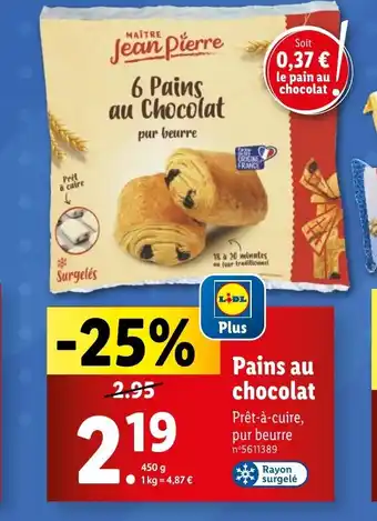 Lidl Pains au chocolat offre