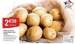 Cora x Carrefour Pomme de terre de consommation à chair blanche offre
