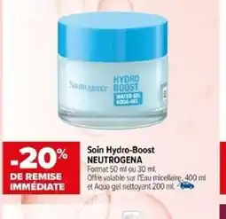 Carrefour maPara parapharmacie Soin Hydro-Boost NEUTROGENA offre