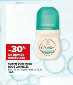 Carrefour maPara parapharmacie Gamme Déodorants ROGÉ CAVAILLÈS offre