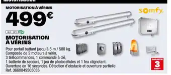 Brico Dépôt MOTORISATION À VÉRINS offre