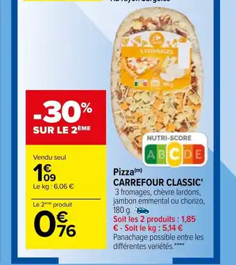 Carrefour Pizza Carrefour Classic' offre