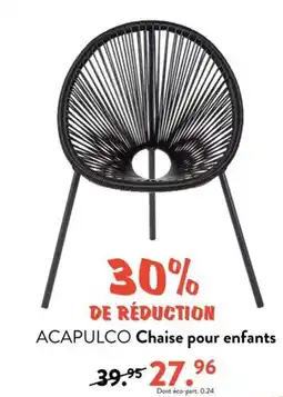 Casa ACAPULCO Chaise pour enfants offre