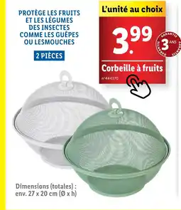 Lidl Corbeille à fruits offre