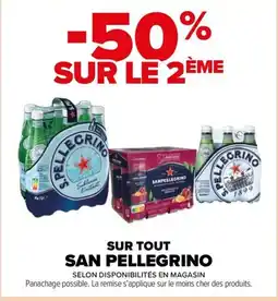 Carrefour Market SUR TOUT SAN PELLEGRINO offre