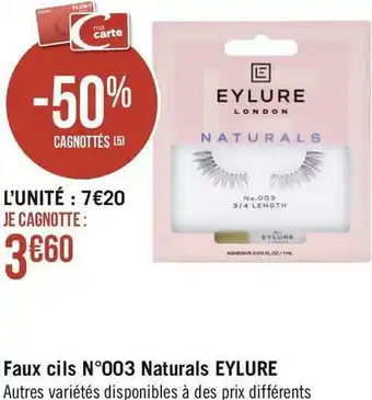 Eylure faux cils n°003 naturals