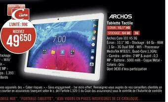 Archos tablette tactile