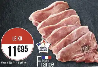 Géant Casino Veau côte à griller offre