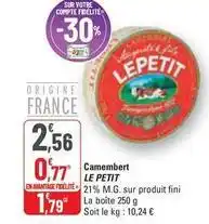 G20 Le petit - camembert offre