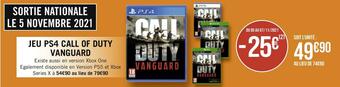 Géant Casino Jeu ps4 call of duty vanguard offre