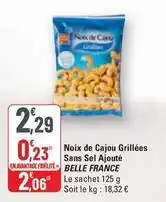 G20 Belle france - noix de cajou grillées sans sel ajouté offre