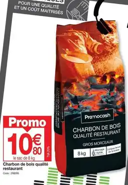 Promocash Charbon de bois qualité restaurant offre