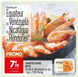 Netto NETTO CREVETTES CUITES offre