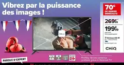 Chiq - téléviseur led 4k
