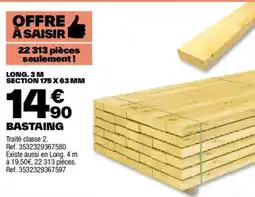 Brico Dépôt BASTAING offre