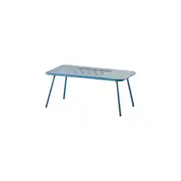Jardiland Table basse tendance bleu cobalt offre