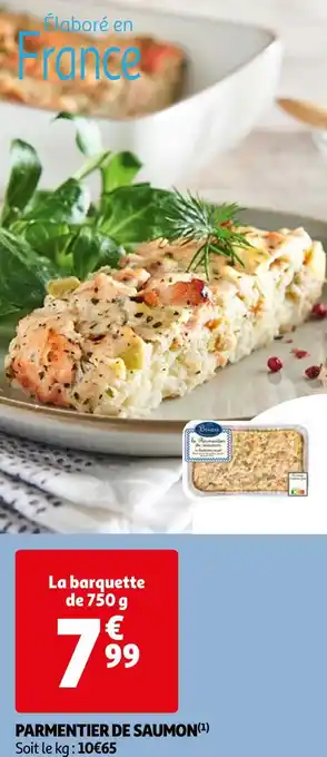 Auchan Supermarché PARMENTIER DE SAUMON offre