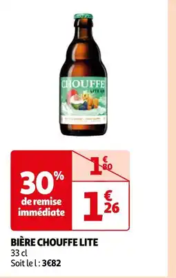 Auchan Supermarché CHOUFFE LITE BIÈRE offre