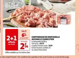 Auchan CHIFFONNADE DE MORTADELLE offre
