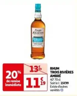 RHUM TROIS RIVIÈRES AMBRÉ