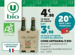 Auchan Panier à linge d'angle bambou offre